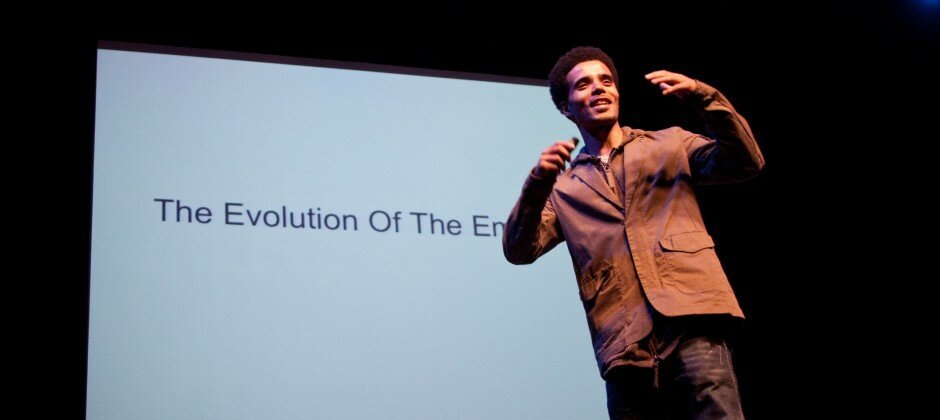 Renowned rapper Akala takes the stage at TEDxSalford 2.0 Akala2